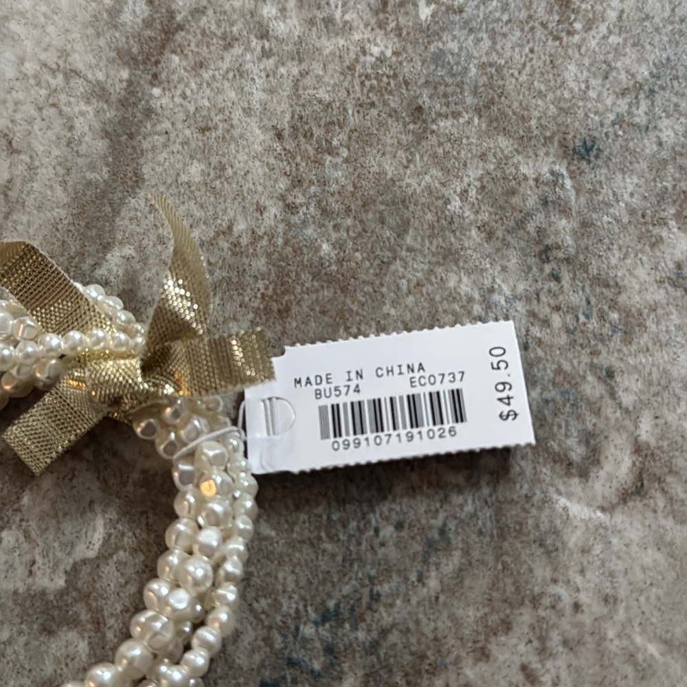 J. Crew Tiny Pearl Bead Stretch Bracelets - Picture 5 of 5